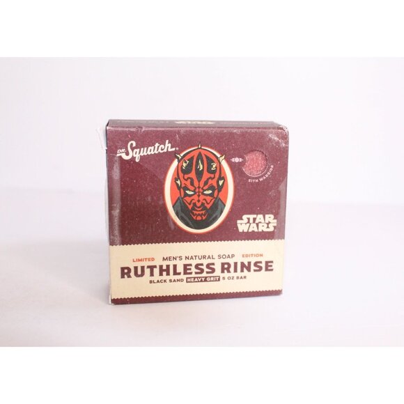Dr. Squatch Star Wars Ruthless Rinse Heavy Grit Scrub Scented Soap 5 oz. NIB - Picture 7 of 7